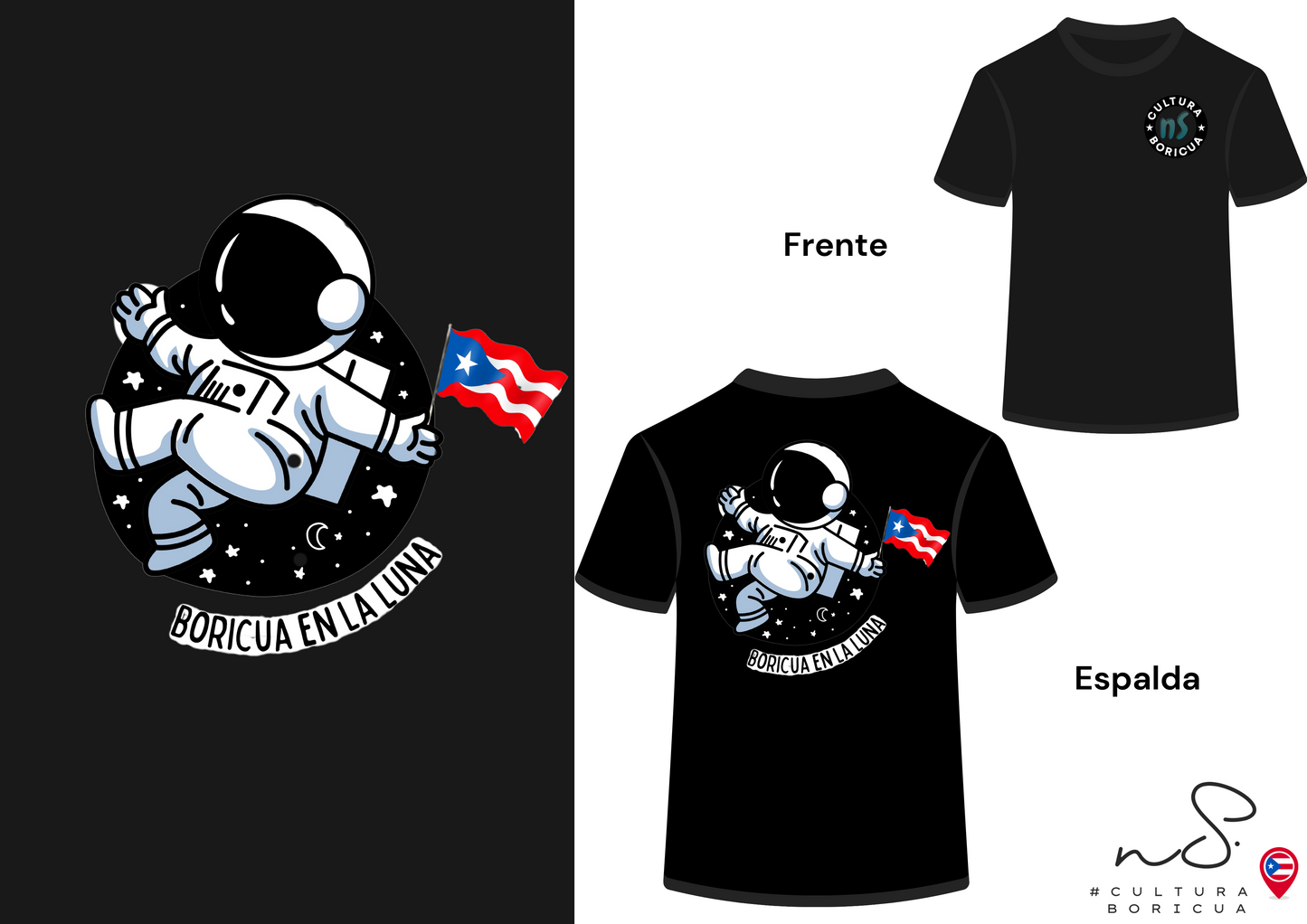 Boricua En La Luna [Crew Neck]