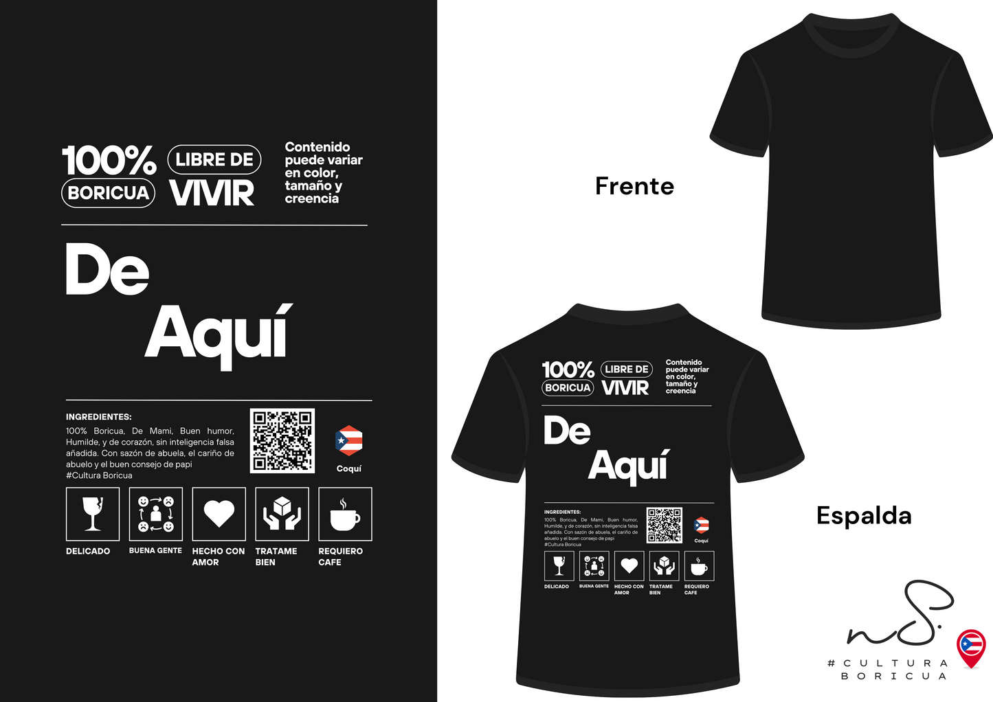 100% de Aquí [Crew Neck]